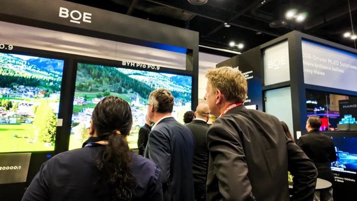 京东方MLED业务亮相美国视听技术与系统集成展Infocomm2025